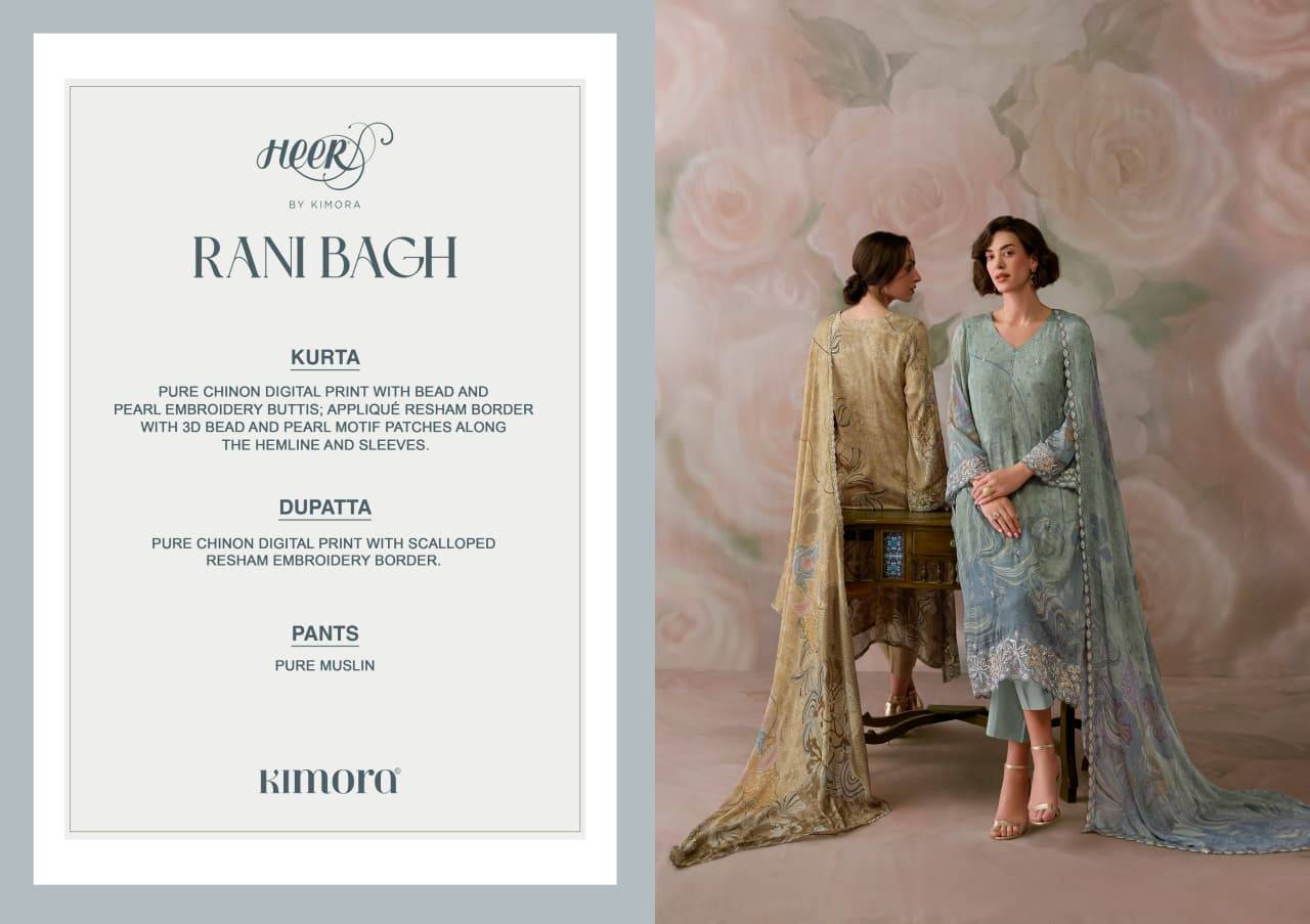 Ranibagh By Kimora suit 0091 To 0096 Series Stylish Beautiful Colourful PURE CHIFFON Dresses At Wholesale Price